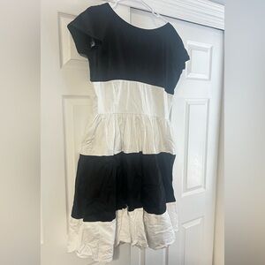 Pinup Couture Black and White Casual Dress